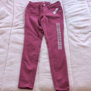 NWT Old Navy Rockstar Super Skinny Pink Jeans
